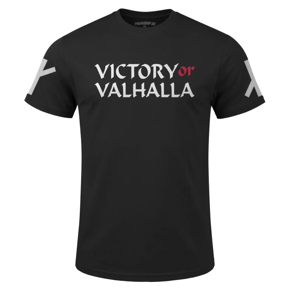 Triko Victory or Valhalla černé