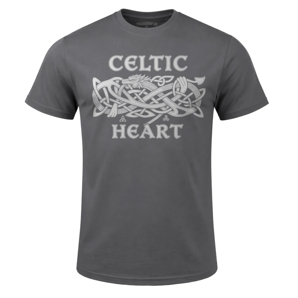 Triko Celtic heart šedé