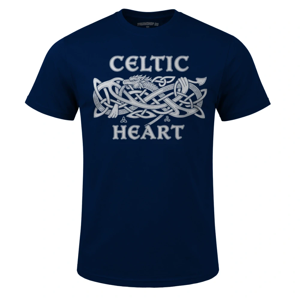 Triko Celtic heart tmavě modré