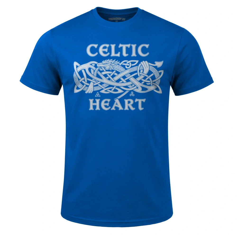 Triko Celtic heart světle modré