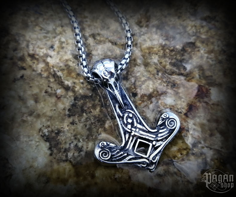 Přívěsek Thorovo kladivo Krummi - ocel