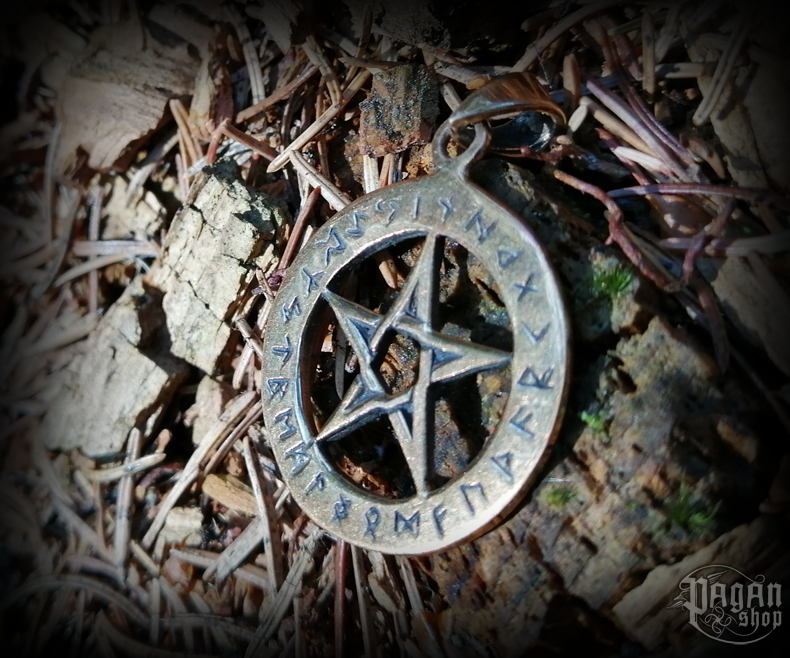 Přívěsek Pentagram Galdur - bronz