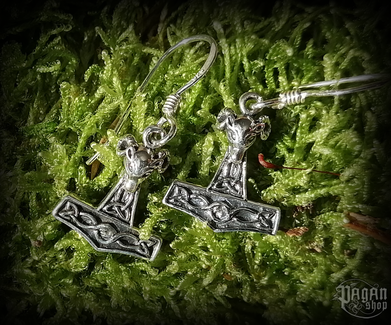 Náušnice Thorovo kladivo Vaedderen - Ag 925/1000