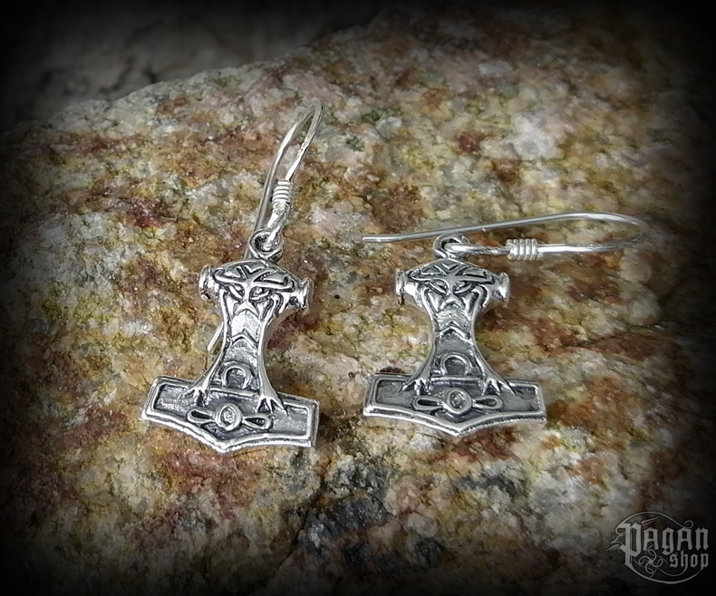 Náušnice Thorovo kladivo Nordmann - Ag 925/1000