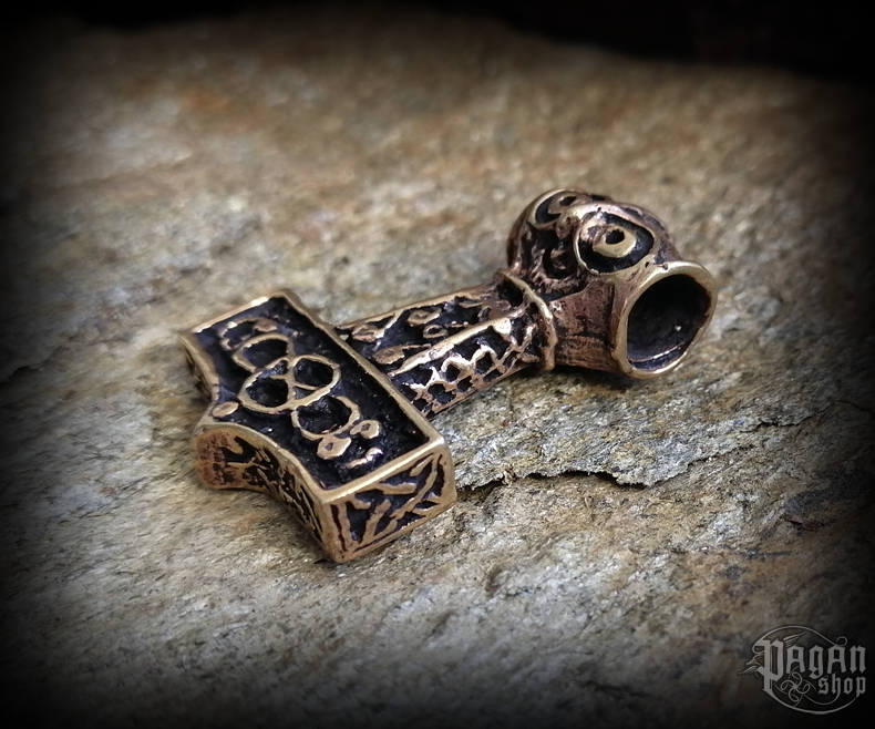 Přívěsek Thorovo kladivo Thoron - bronz