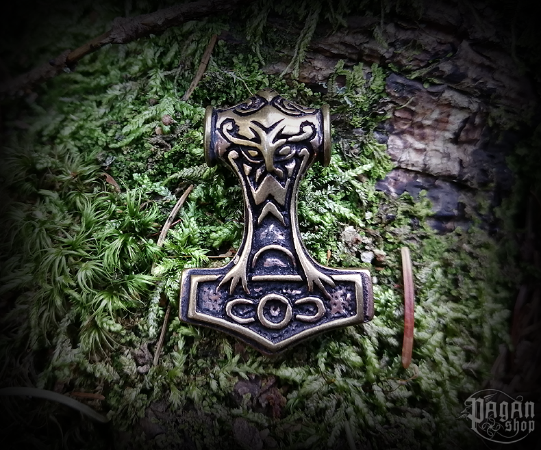 Přívěsek Thorovo kladivo Nordmann - bronz