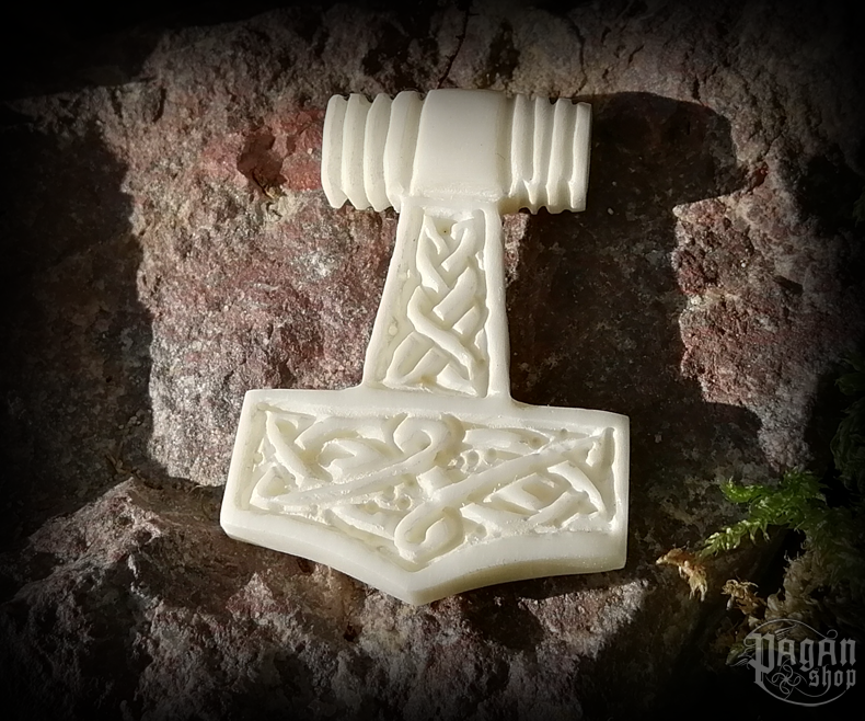 Přívěsek Thorovo kladivo Thorrir - kost