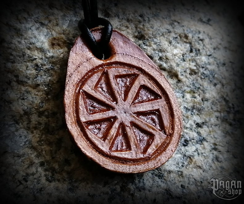 Přívěsek Kolovrat Vatroslav - kůže