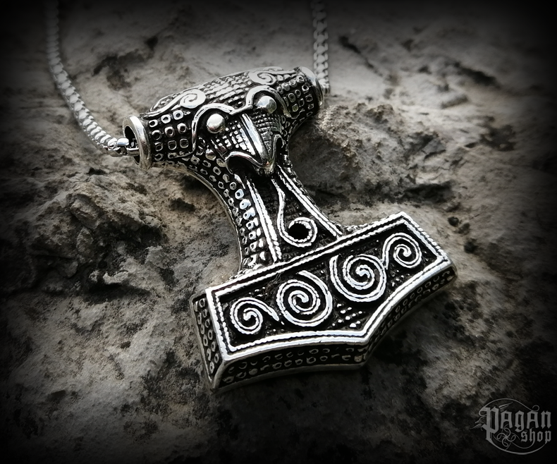 Přívěsek Thorovo kladivo Thorthal - Ag 925/1000 - 34 g