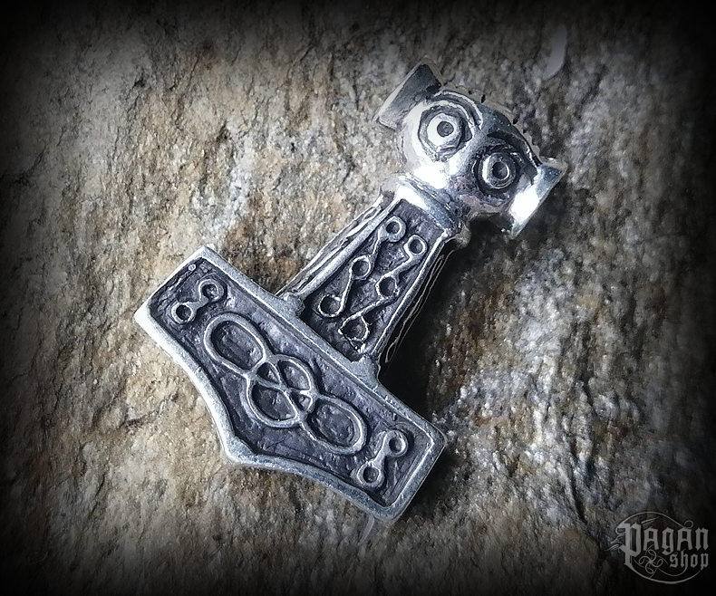 Přívěsek Thorovo kladivo Raghnal - Ag 925/1000 - 11 g