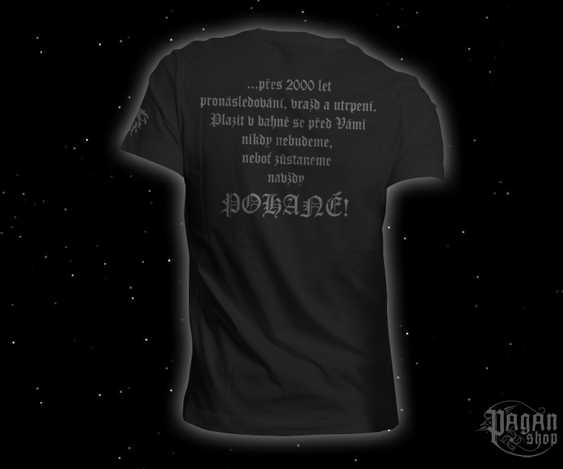 Triko Sláva Pohanům černé
