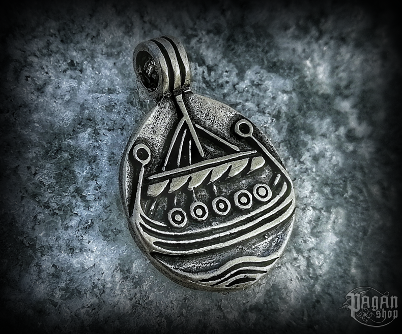 Přívěsek Vikingská loď Haithabu - Ag 925/1000