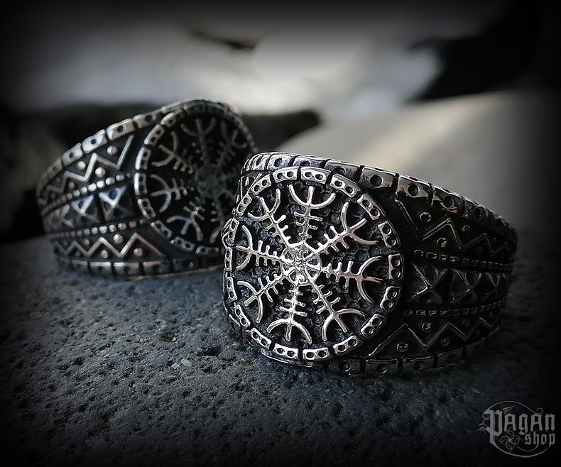 Prsten Aegishjalmur Thyrnir - ocel