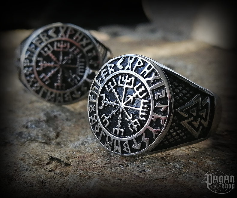Prsten Vegvisir Ragsøn - ocel