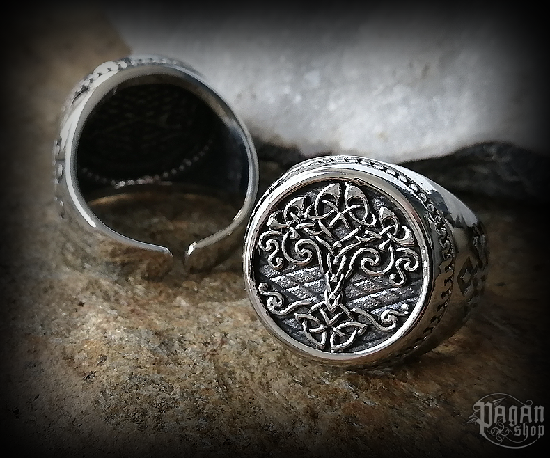 Prsten Strom života Bethadh - ocel