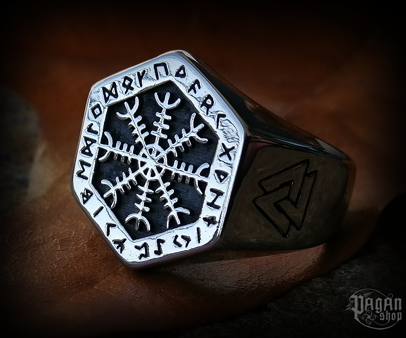 Prsten Aegishjalmur Ísland - ocel