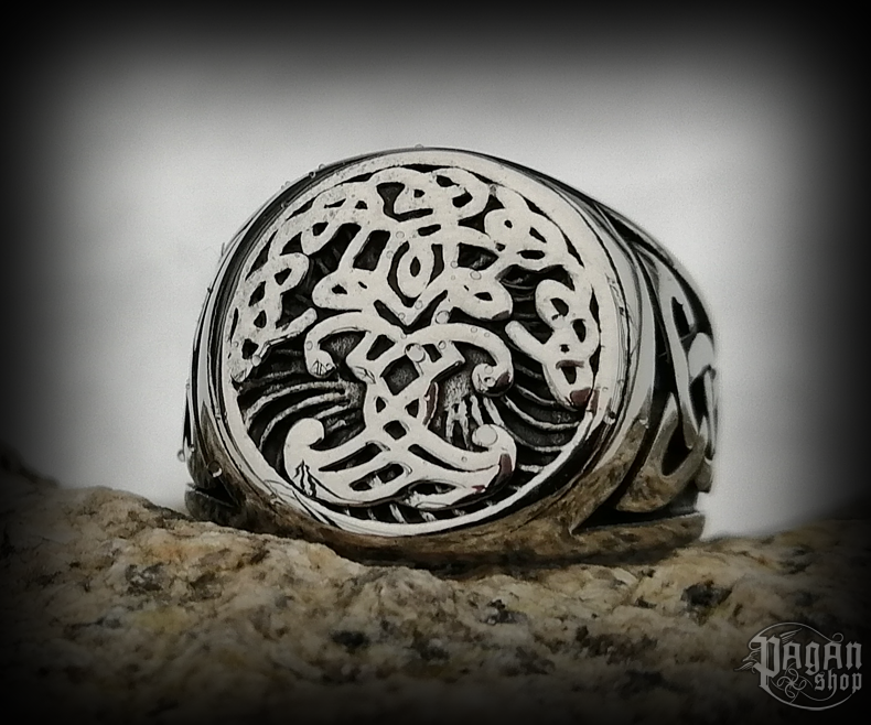 Prsten Strom života Mýrún - ocel