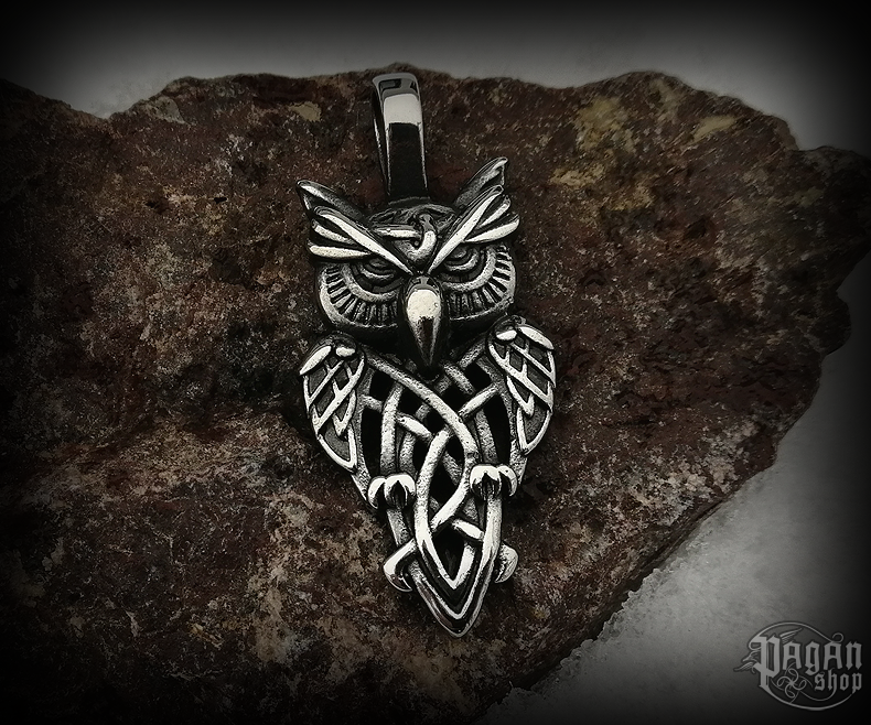 Přívěsek Sova Cailleach - ocel