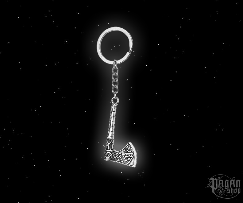 Klíčenka Sekera Valknut