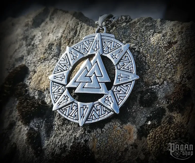 Přívěsek Valknut Asgard - ocel