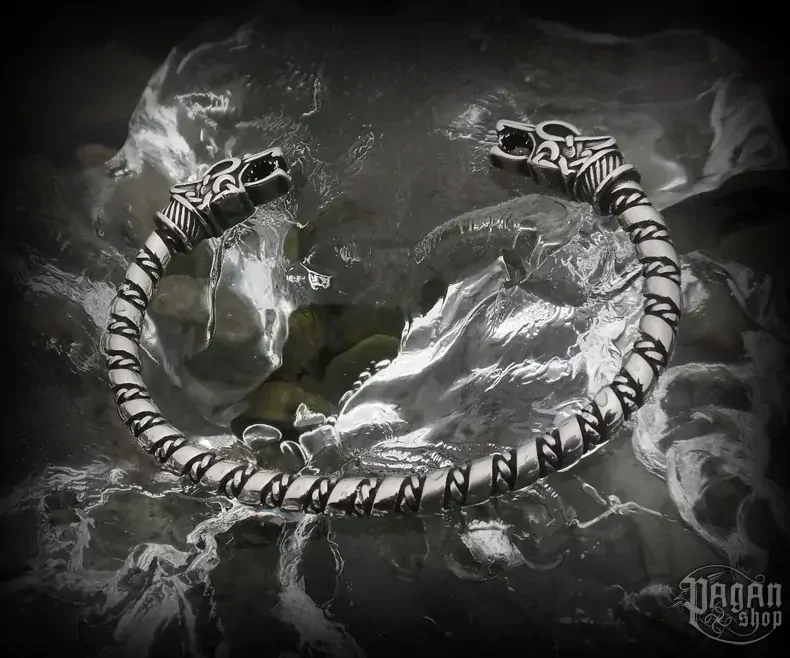 Náramek Draci Drekahausar - ocel