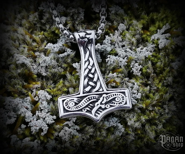 Přívěsek Thorovo kladivo Thumír - ocel