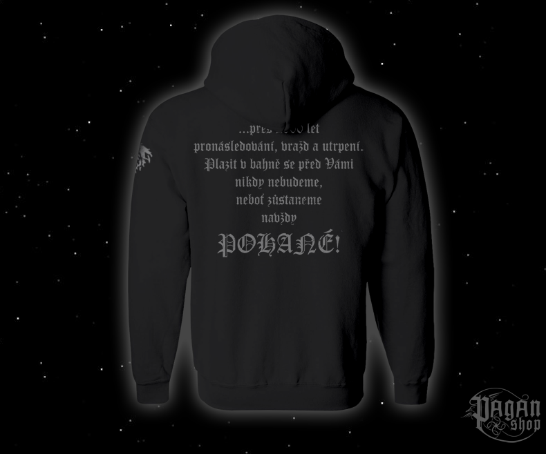 Mikina s kapucí Sláva Pohanům