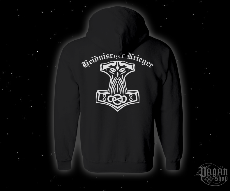 Mikina s kapucí Heidnischer Krieger
