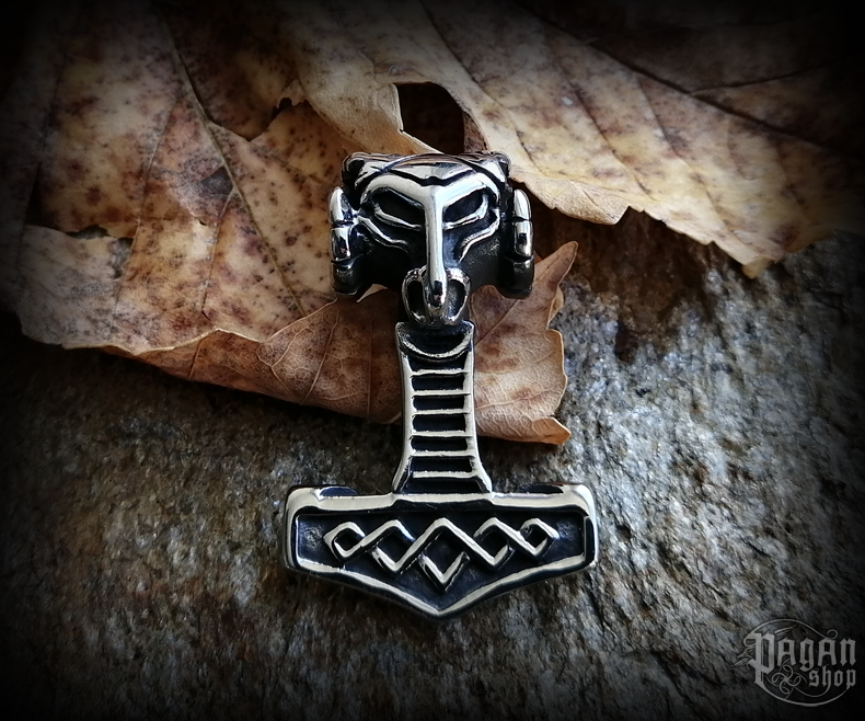 Přívěsek Thorovo kladivo Vaeret - ocel