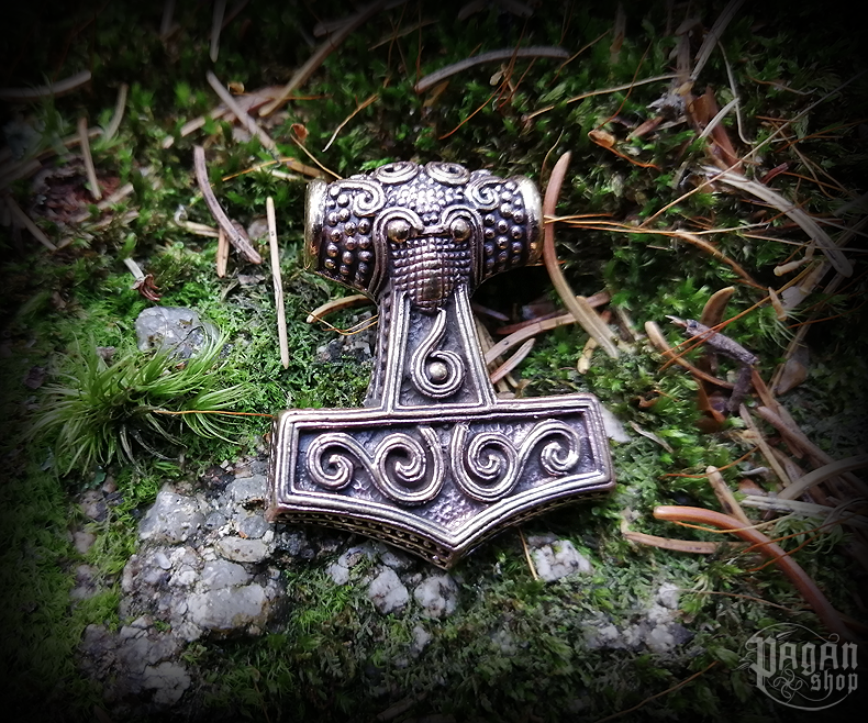 Přívěsek Thorovo kladivo Tølír - bronz