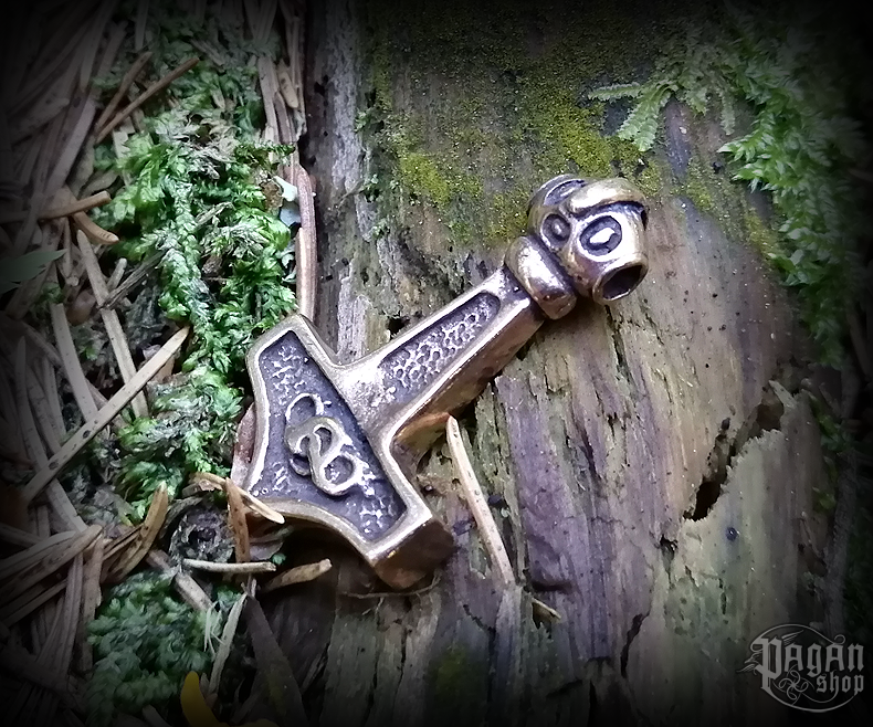 Přívěsek Thorovo kladivo Berzerk - bronz