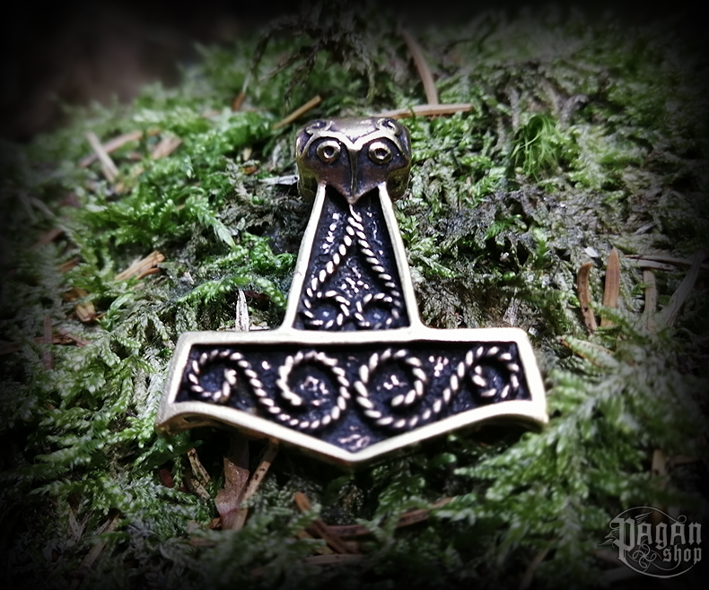 Přívěsek Thorovo kladivo Thorkan - bronz