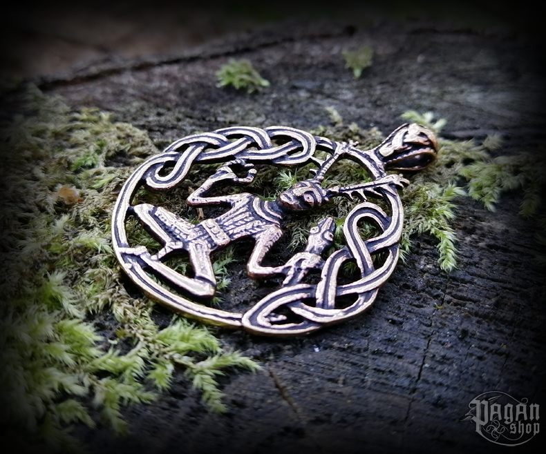 Přívěsek Cernunnos Karnonos - bronz