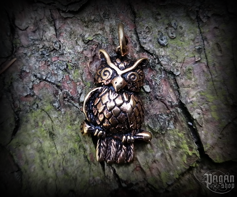 Přívěsek Sova Kaila - bronz