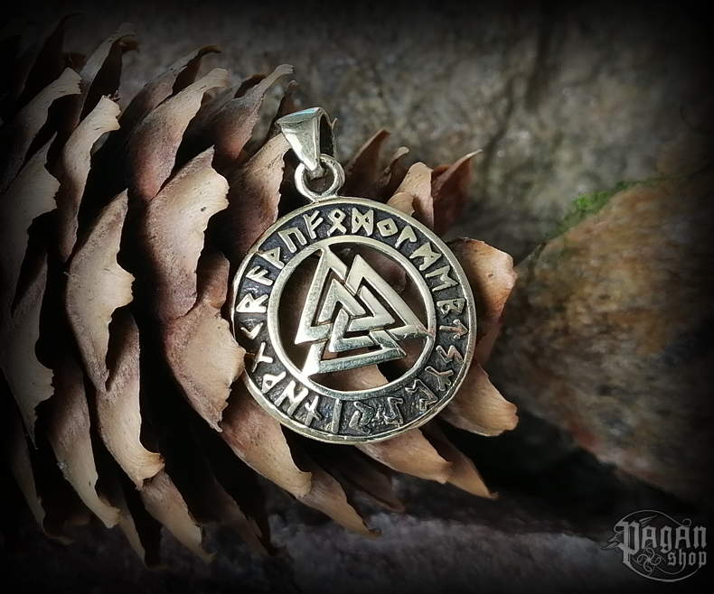 Přívěsek Valknut Ruthan - bronz