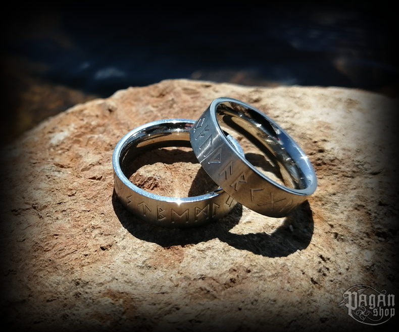 Prsten Futhark Svendsen - ocel