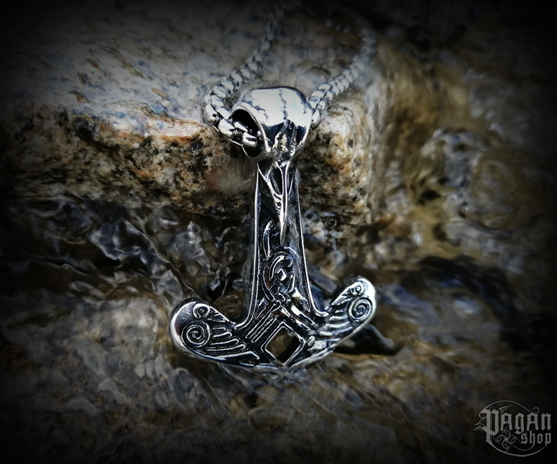 Přívěsek Thorovo kladivo Krummi - ocel