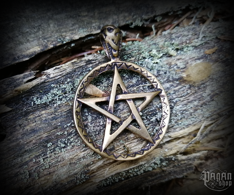 Přívěsek Pentagram Emrys - bronz