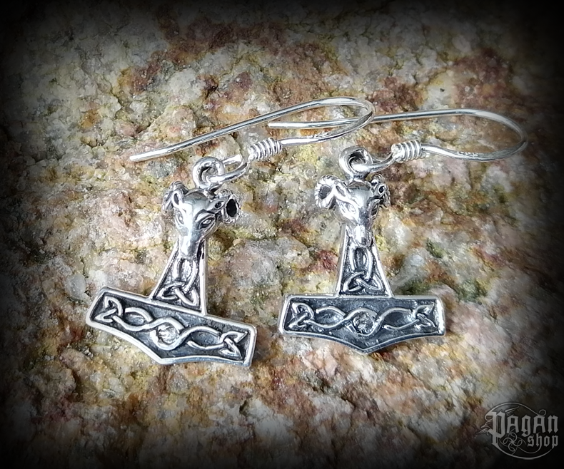 Náušnice Thorovo kladivo Vaedderen - Ag 925/1000