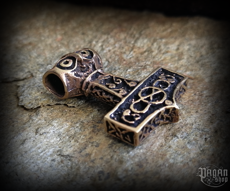 Přívěsek Thorovo kladivo Thoron - bronz