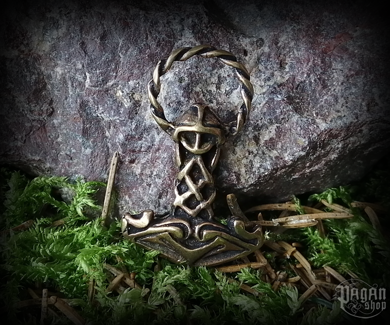 Přívěsek Thorovo kladivo Ragvald - bronz