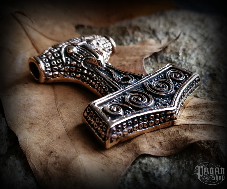 Přívěsek Thorovo kladivo Thorthal - bronz