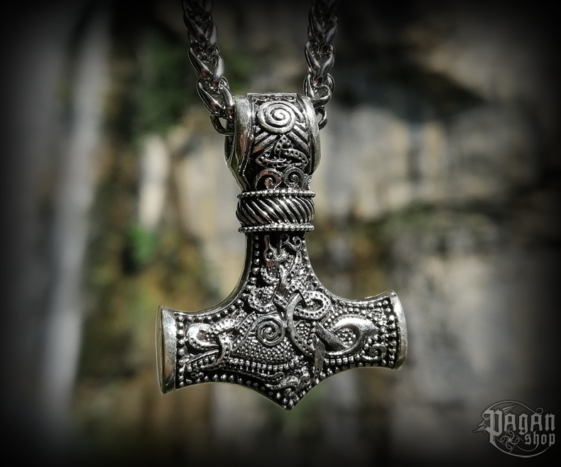 Přívěsek Thorovo kladivo Dettifoss - Ag 925/1000