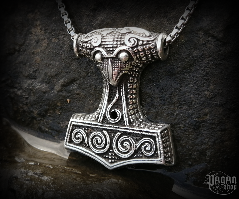 Přívěsek Thorovo kladivo Thorthal - Ag 925/1000 - 34 g