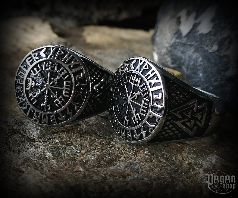 Prsten Vegvisir Ragsøn - ocel