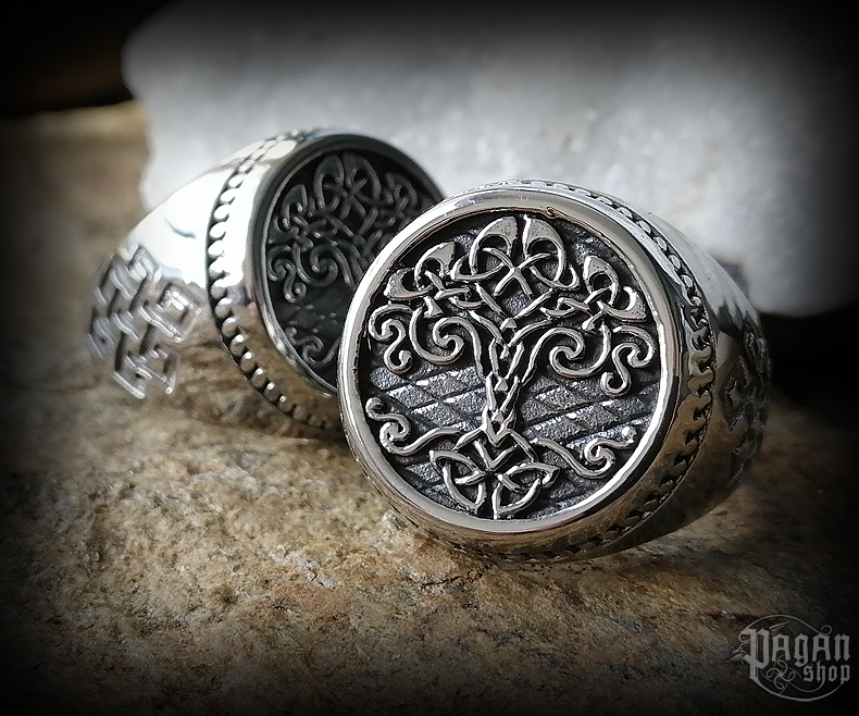 Prsten Strom života Bethadh - ocel