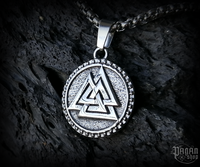 Přívěsek Valknut Skydda s řetízkem - ocel