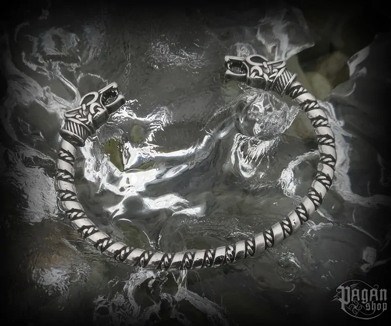 Náramek Draci Drekahausar - ocel