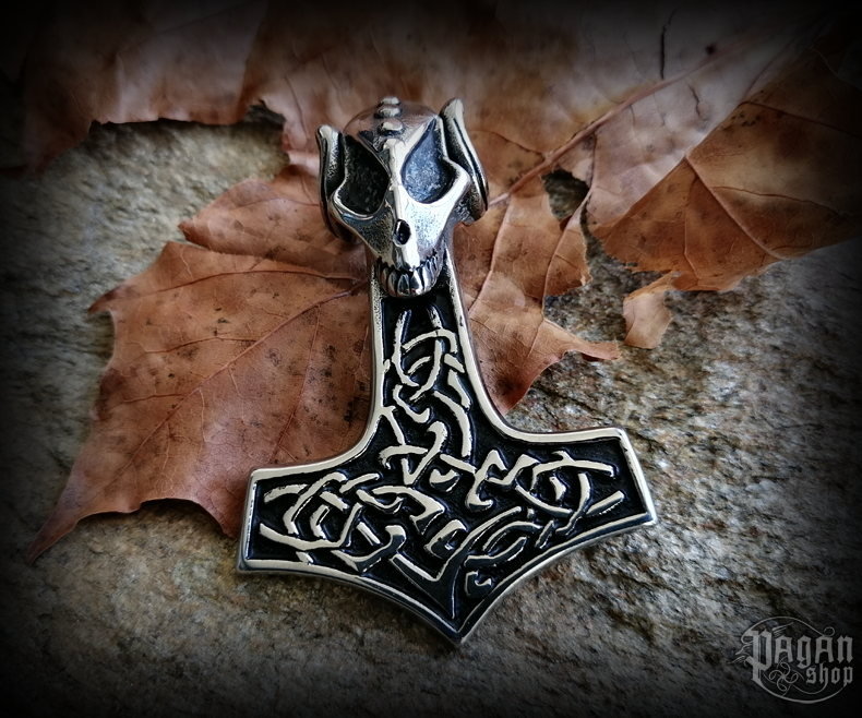 Přívěsek Thorovo kladivo Vrikke - ocel