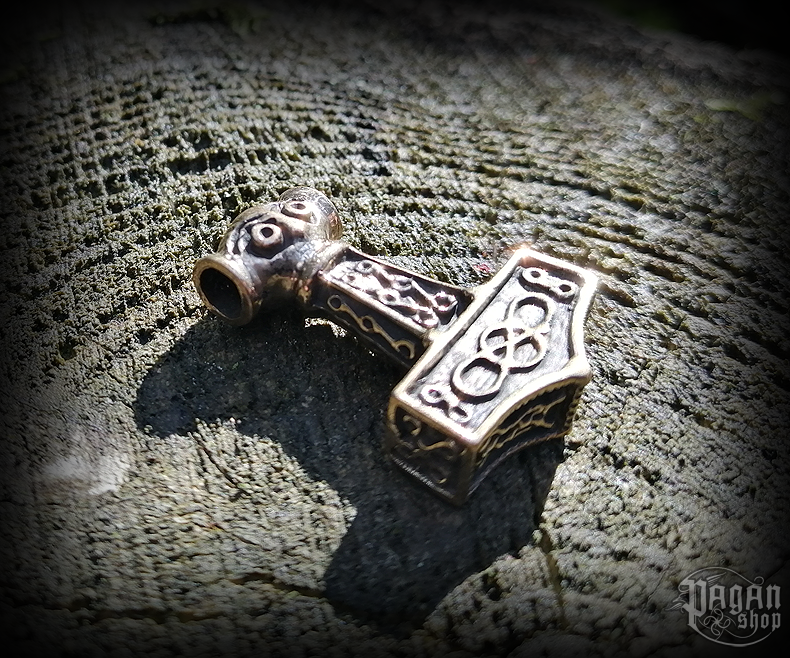 Přívěsek Thorovo kladivo Raghnal - bronz